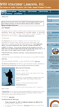 Mobile Screenshot of nwivolunteerlawyers.org